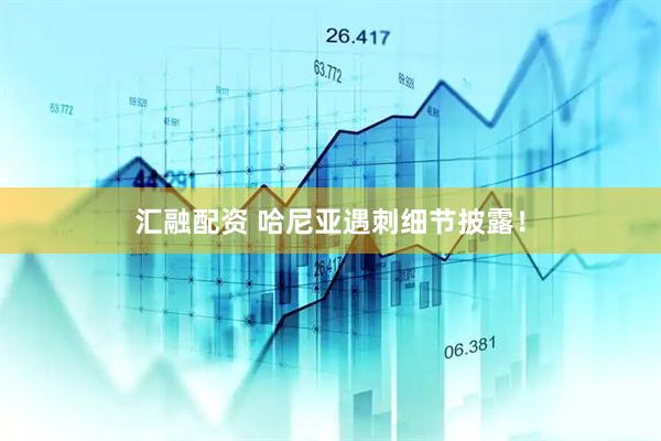 汇融配资 哈尼亚遇刺细节披露！