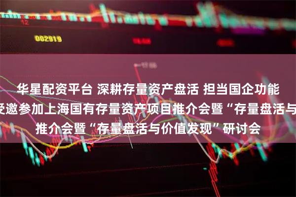 华星配资平台 深耕存量资产盘活 担当国企功能使命——建元信托受邀参加上海国有存量资产项目推介会暨“存量盘活与价值发现”研讨会