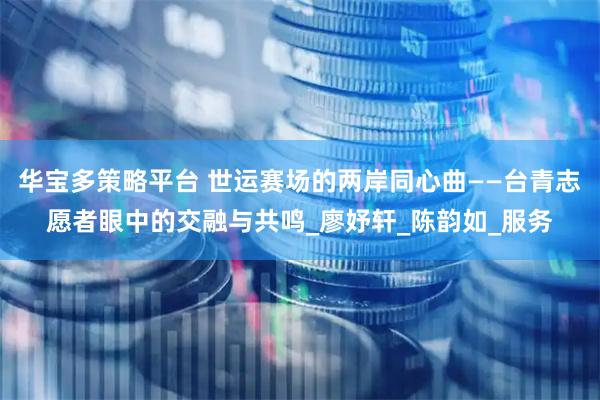 华宝多策略平台 世运赛场的两岸同心曲——台青志愿者眼中的交融与共鸣_廖妤轩_陈韵如_服务