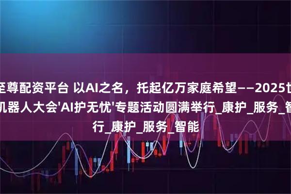 至尊配资平台 以AI之名，托起亿万家庭希望——2025世界机器人大会'AI护无忧'专题活动圆满举行_康护_服务_智能