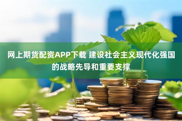 网上期货配资APP下载 建设社会主义现代化强国的战略先导和重要支撑
